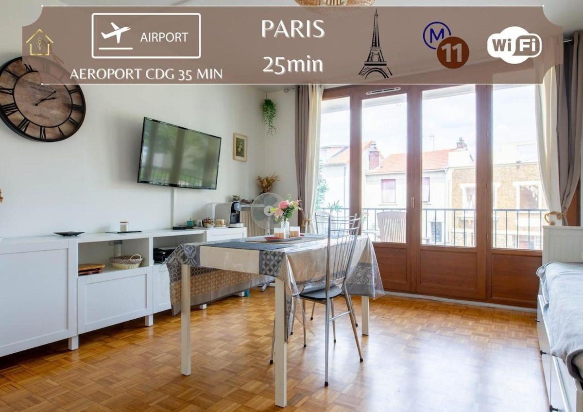 Appart Hotel - Le Nid - 25Min Paris Romainville Exterior photo